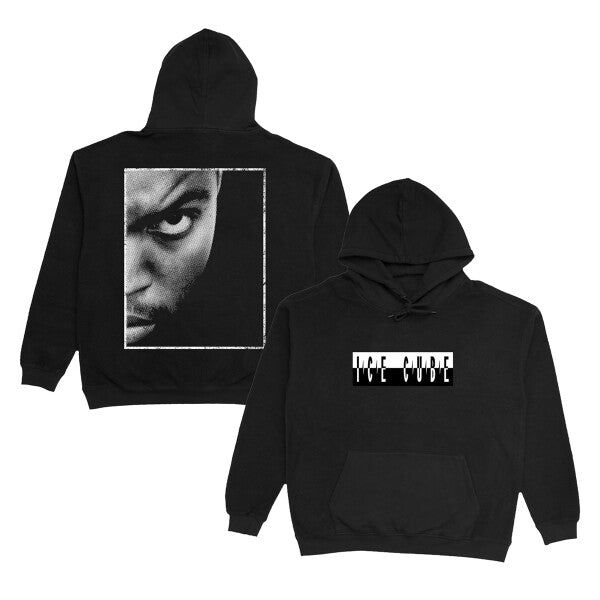 Ice Cube Photo Back Black Hoodie