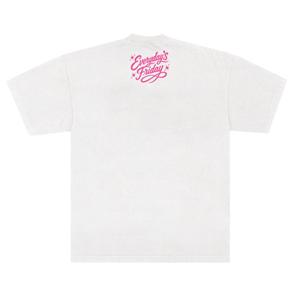 Pinky's Records & Discs Tee - White