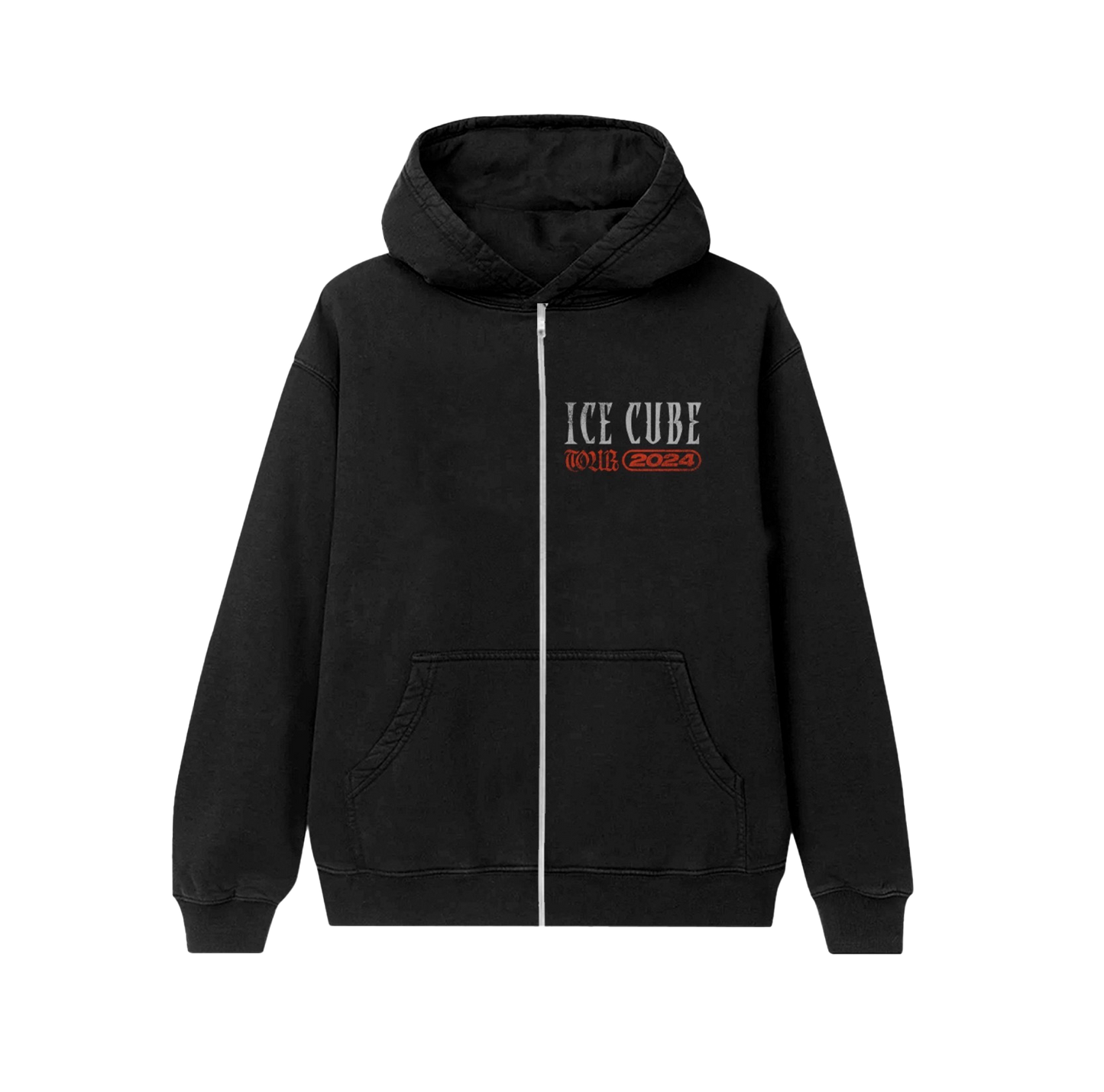 Ice Cube Red Photo Tour Zip Hoodie